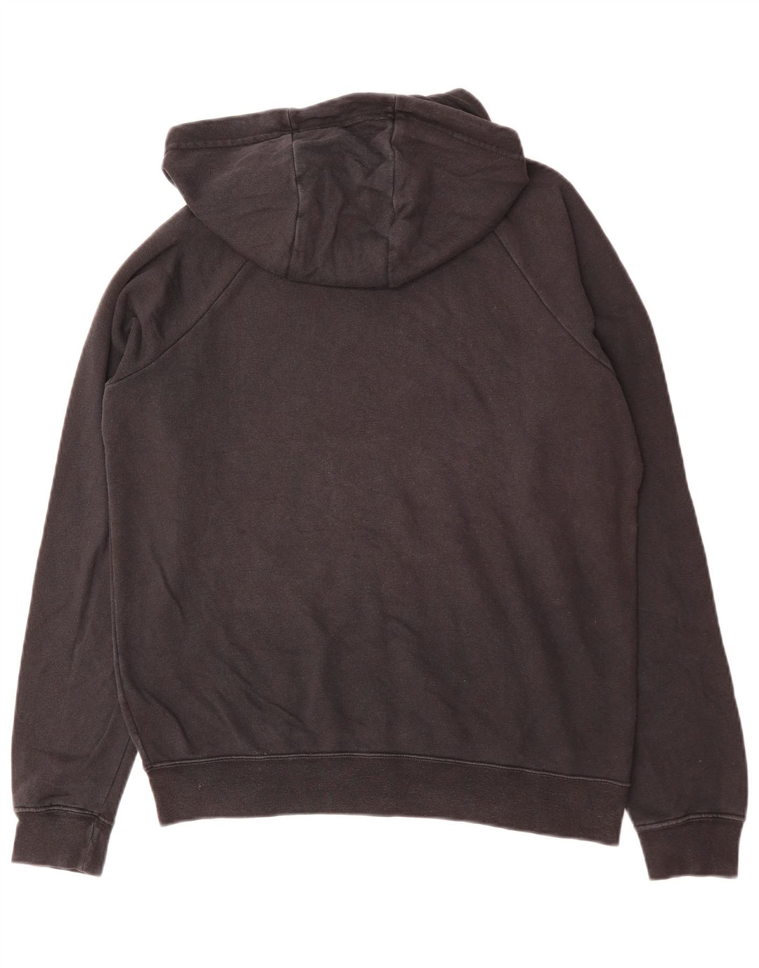 Felpa con cappuccio da uomo NIKE, cotone nero medio