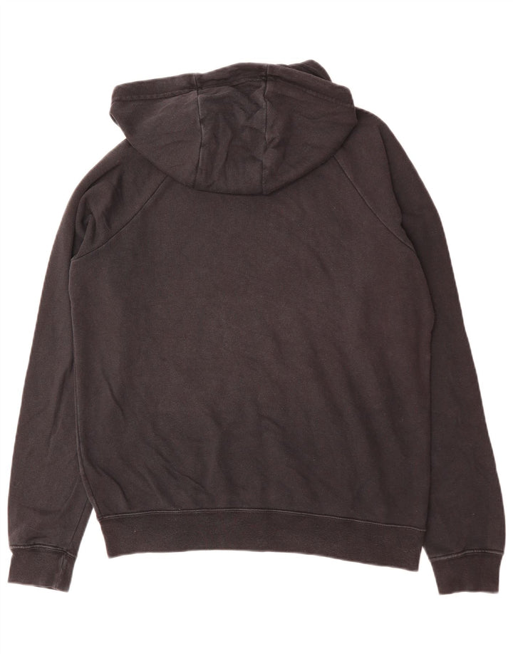 Felpa con cappuccio da uomo NIKE, cotone nero medio