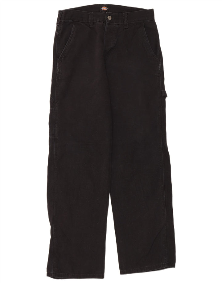 Pantaloni cargo dritti da uomo Dickies W30 L32 cotone nero