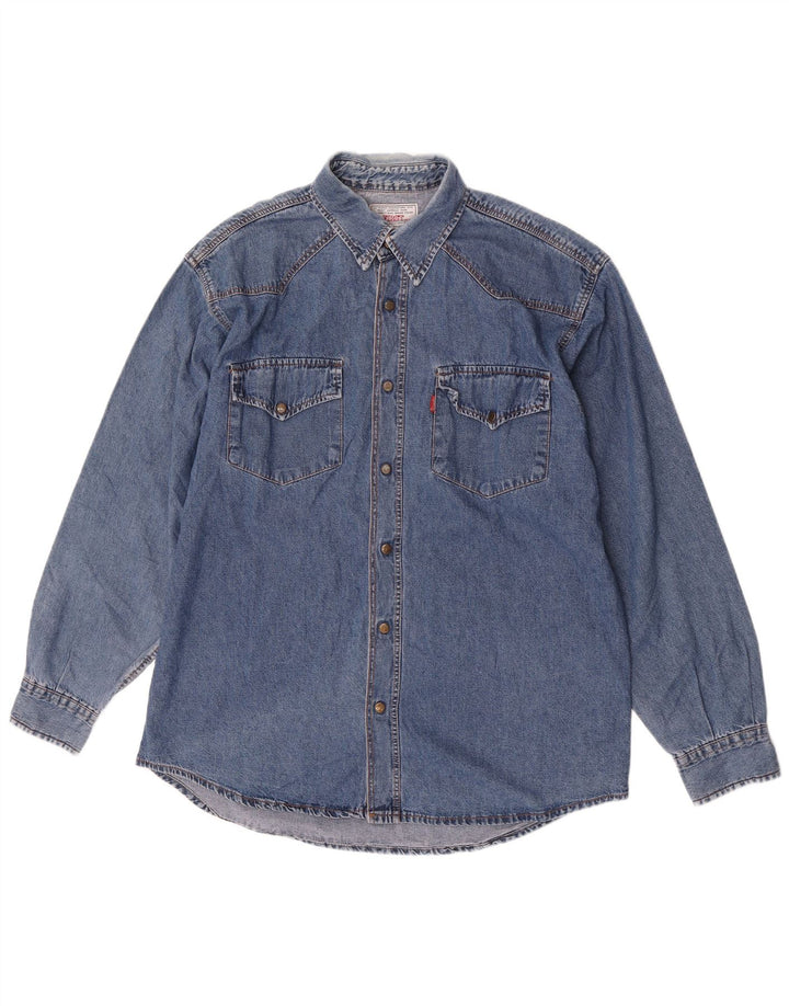 Camicia di jeans da uomo Perry's grande blu