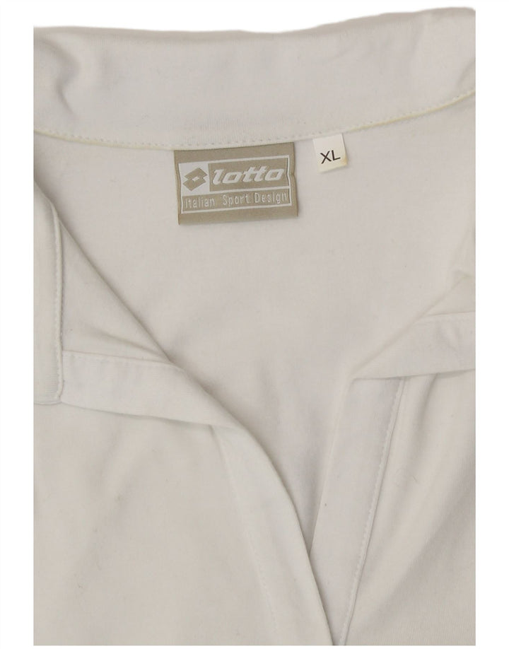Polo Kappa da donna UK 18 XL bianca