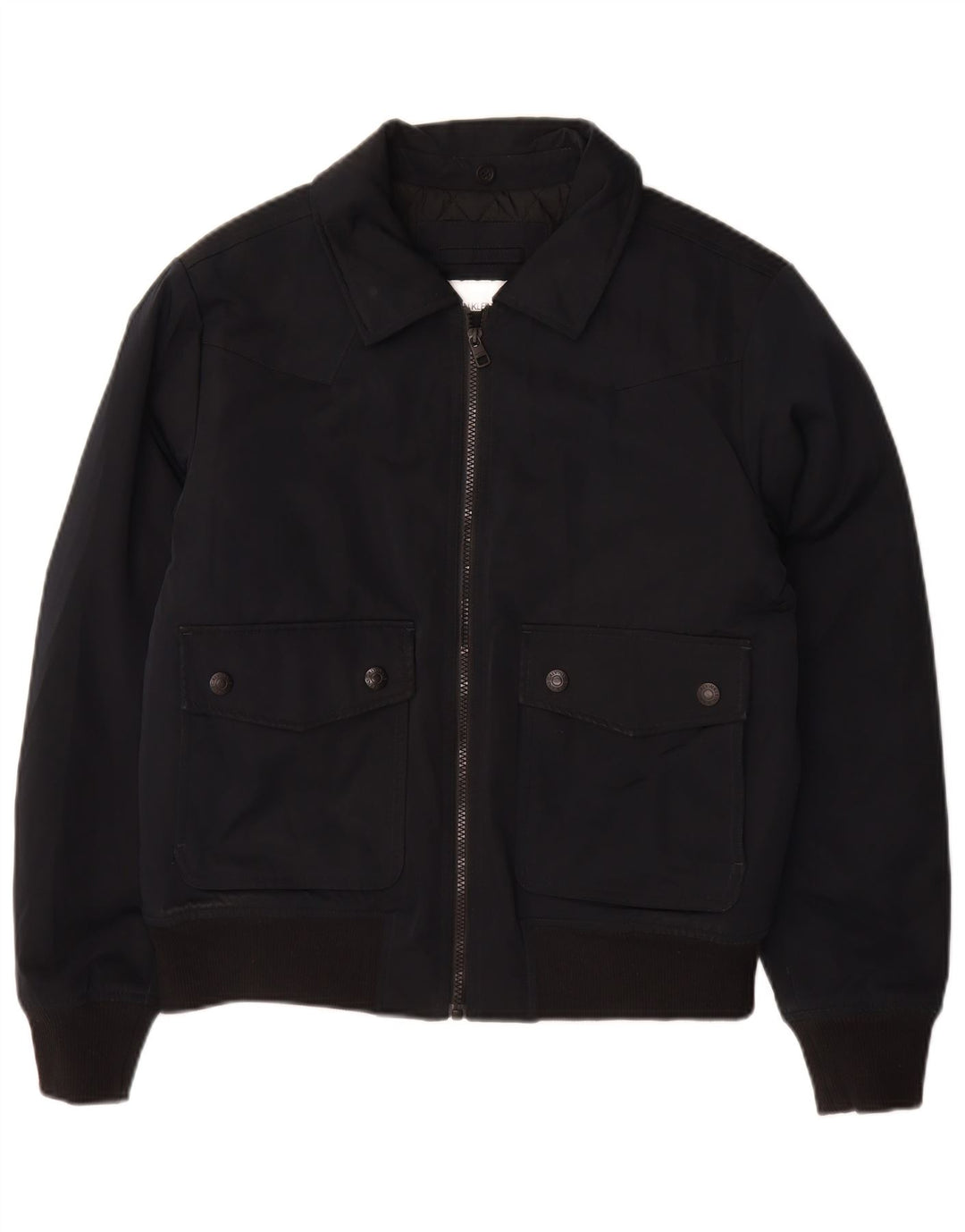 Giubbotto bomber da uomo Calvin Klein Jeans UK 36 piccolo poliestere nero