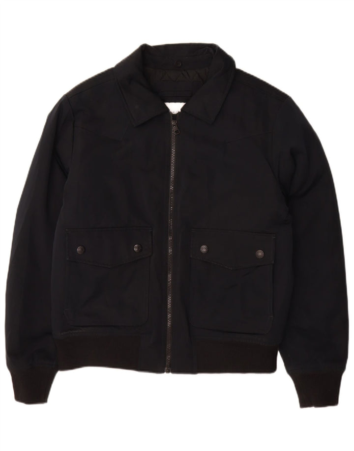 Giubbotto bomber da uomo Calvin Klein Jeans UK 36 piccolo poliestere nero