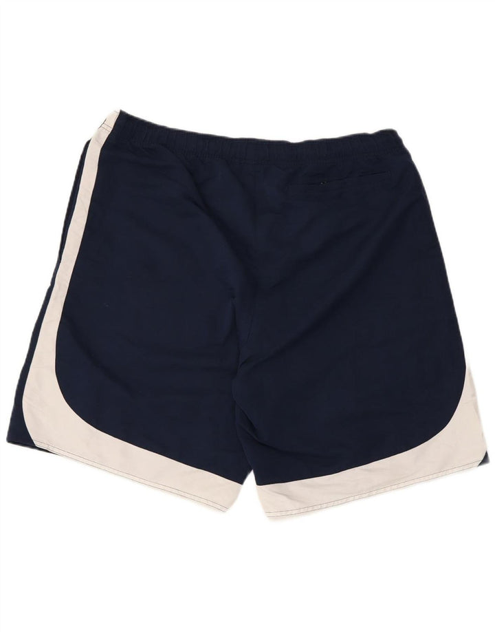 Pantaloncini sportivi Nike da uomo XL blu navy in poliestere color block
