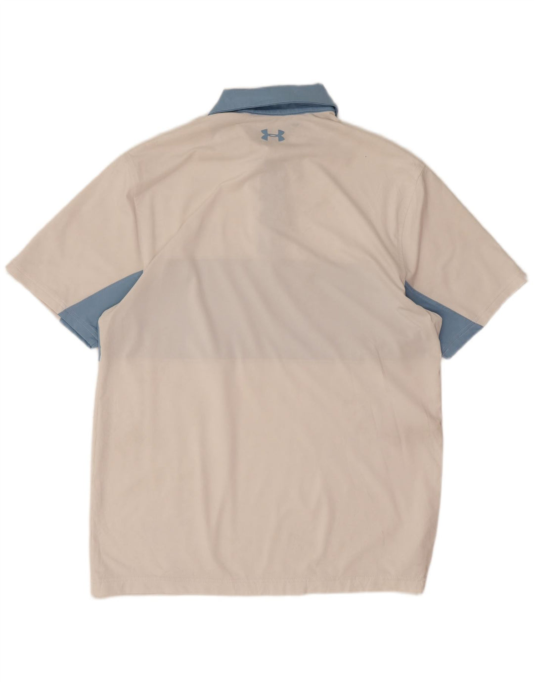 Polo da uomo Under Armour color block bianco medio