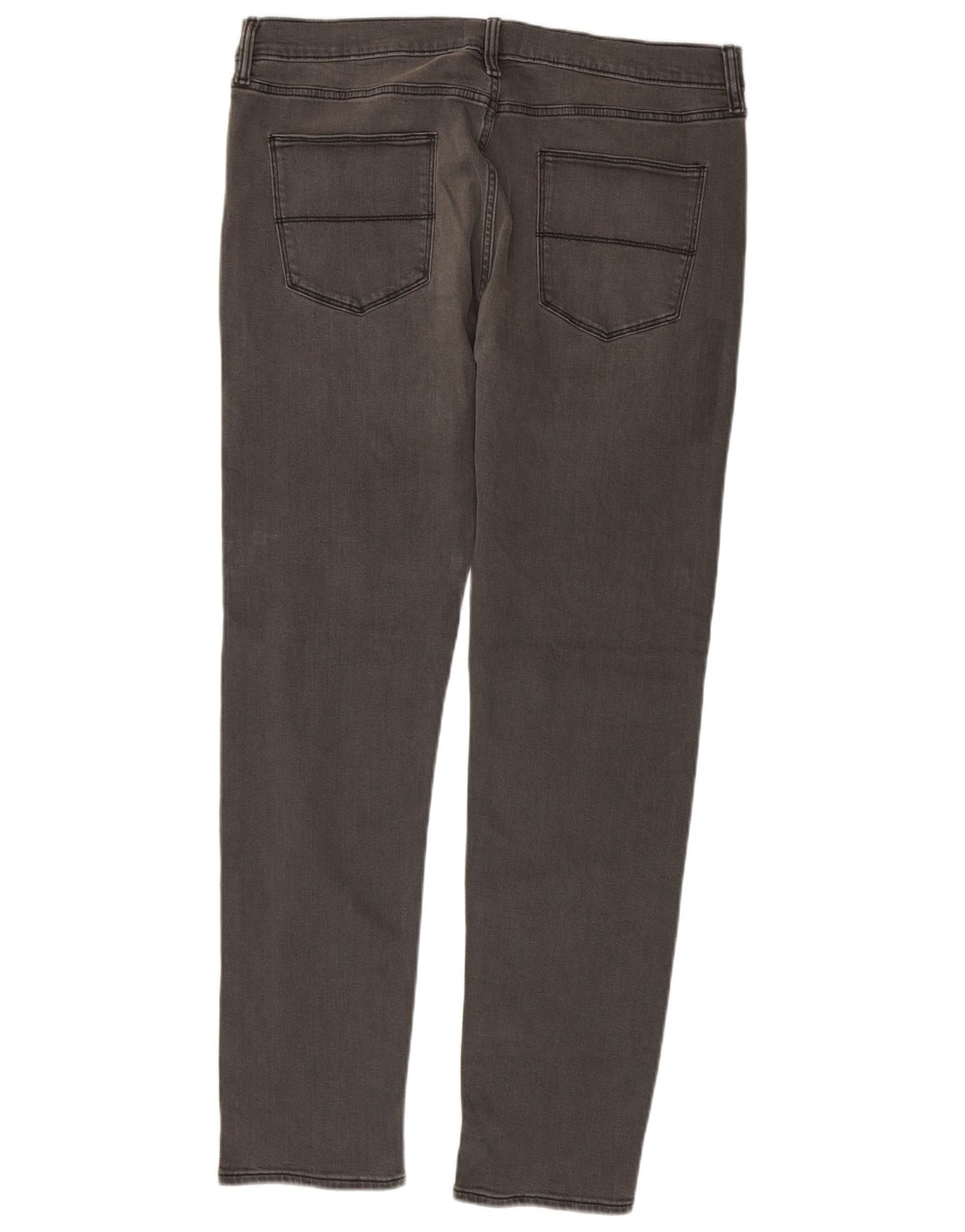 Jeans slim da uomo Marks & Spencer W36 L33 cotone grigio