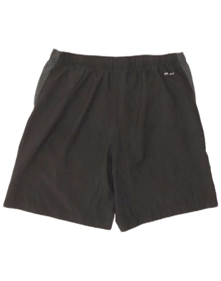 Pantaloncini sportivi da uomo Nike Medium Black Colourblock poliestere sportivo