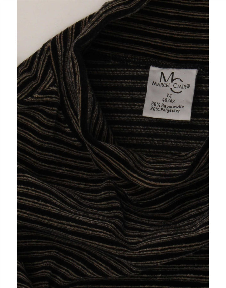Maglia Donna Marcel Clair Manica Lunga IT 40/42 Medio Nero Gessato
