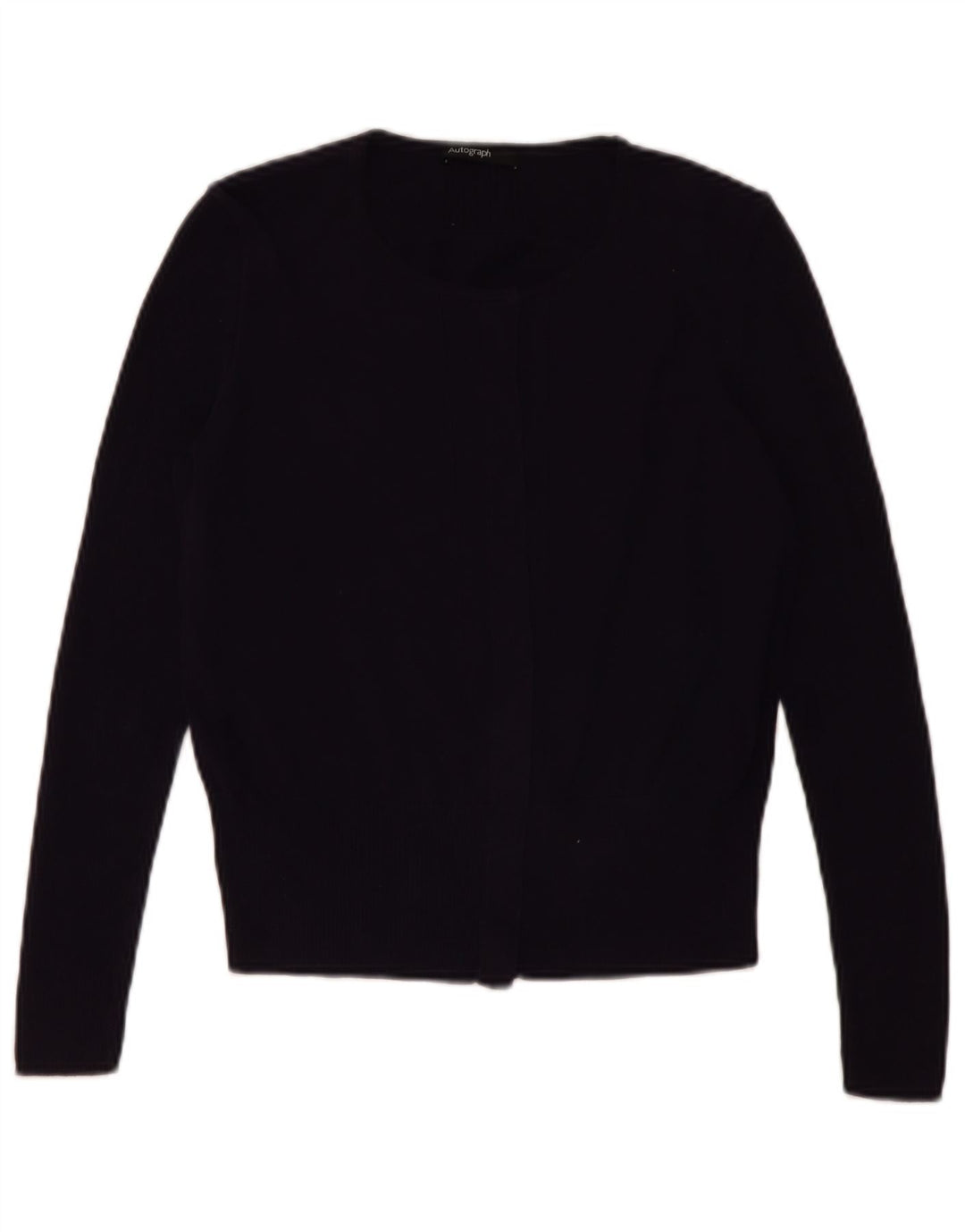 Maglione cardigan da donna Marks & Spencer UK 12 medio blu navy