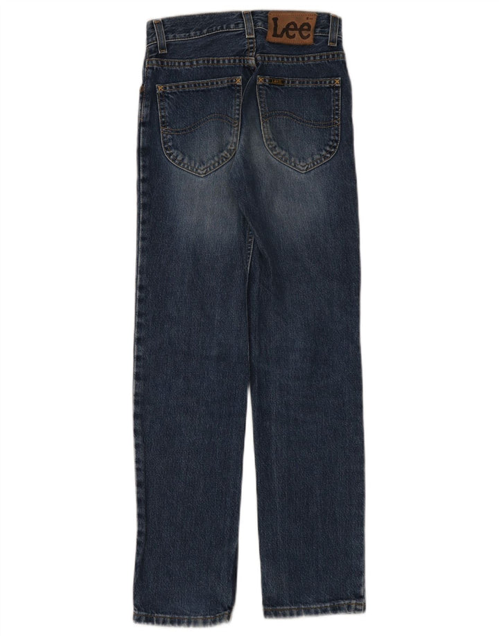 Jeans dritti da donna Lee US 10 grandi W24 L28 cotone blu