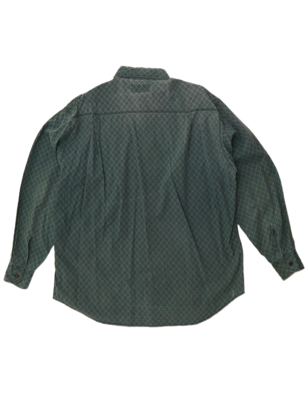 Camicia da uomo Spitfire verde medio floreale