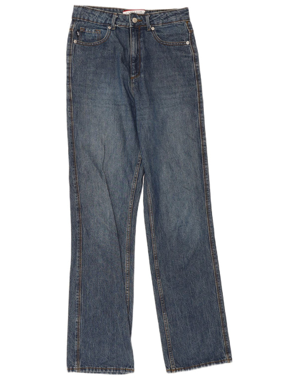 USA Polo Assn. Jeans dritti da donna UK 10 Small W30 L32 Blu Cotone