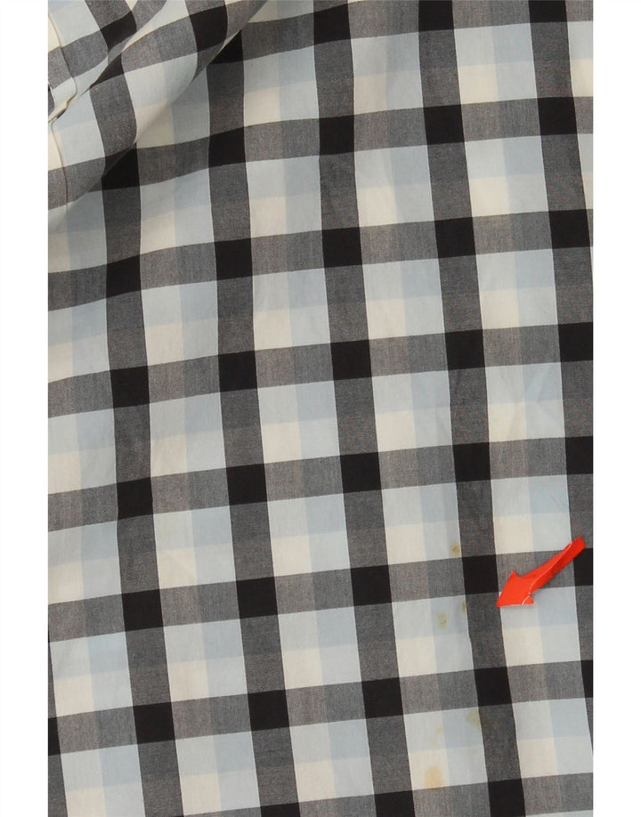 Camicia Timberland da uomo vestibilità regolare, cotone a quadri blu grande