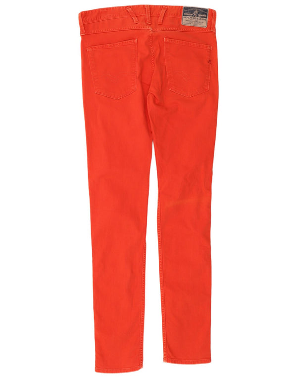 Replay Jeans Anbass Slim da Donna W31 L34 Cotone Rosso