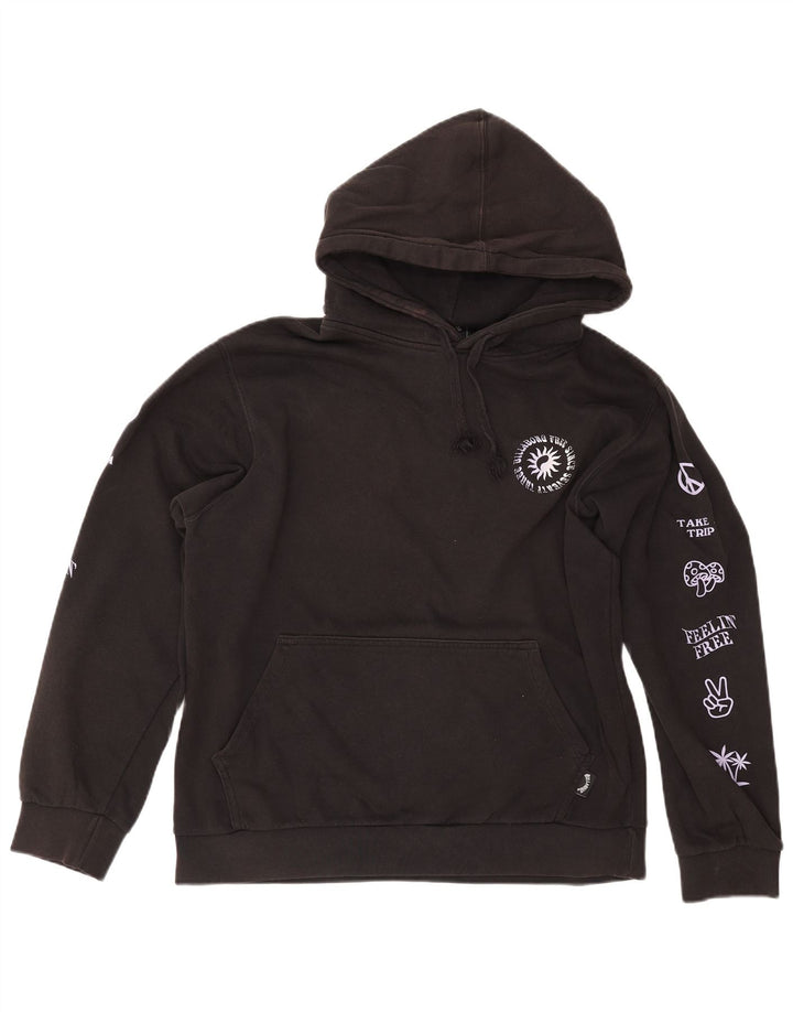 Maglione con cappuccio grafico da uomo BILLABONG medio nero