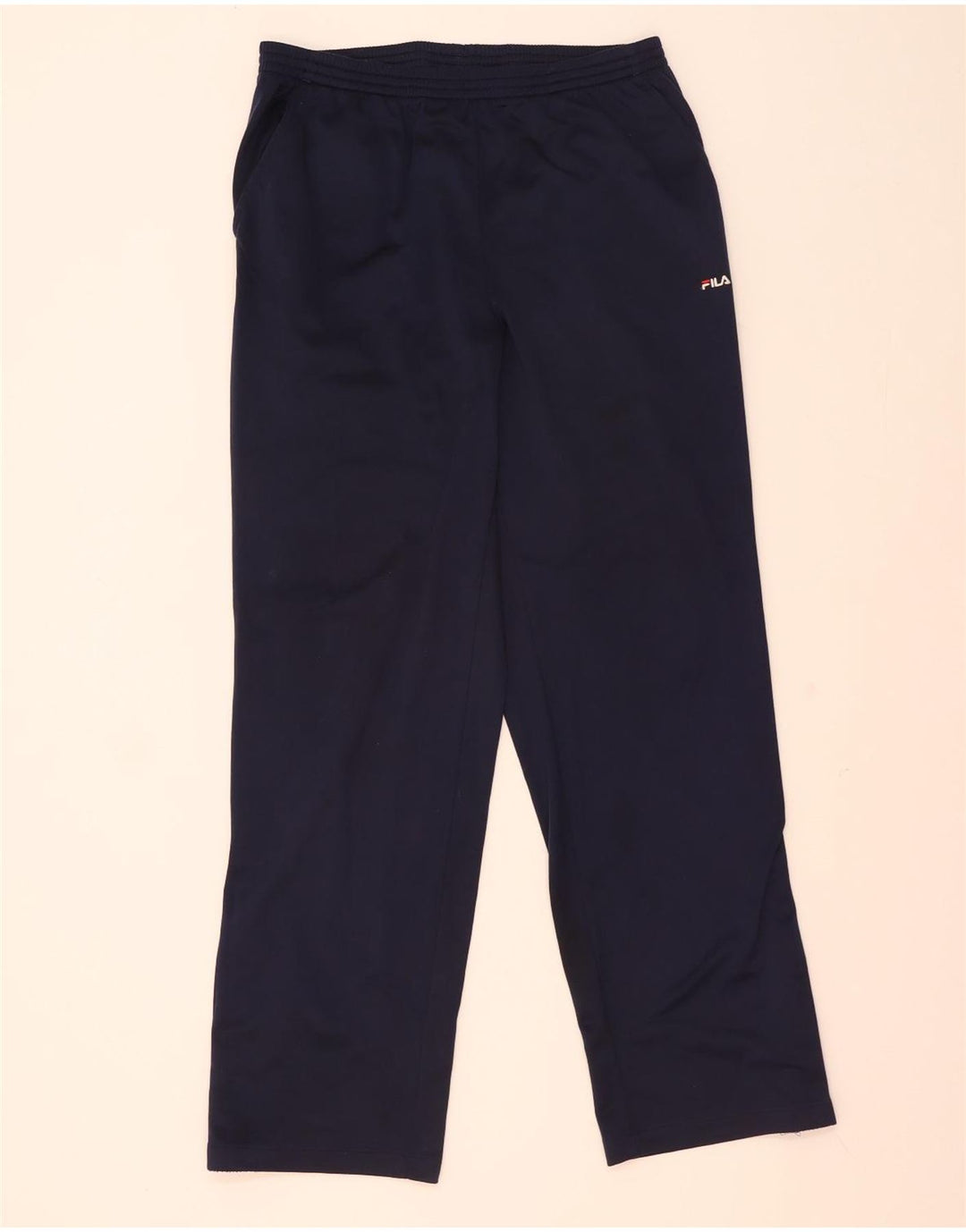 Pantaloni da tuta da uomo Fila in poliestere medio blu navy