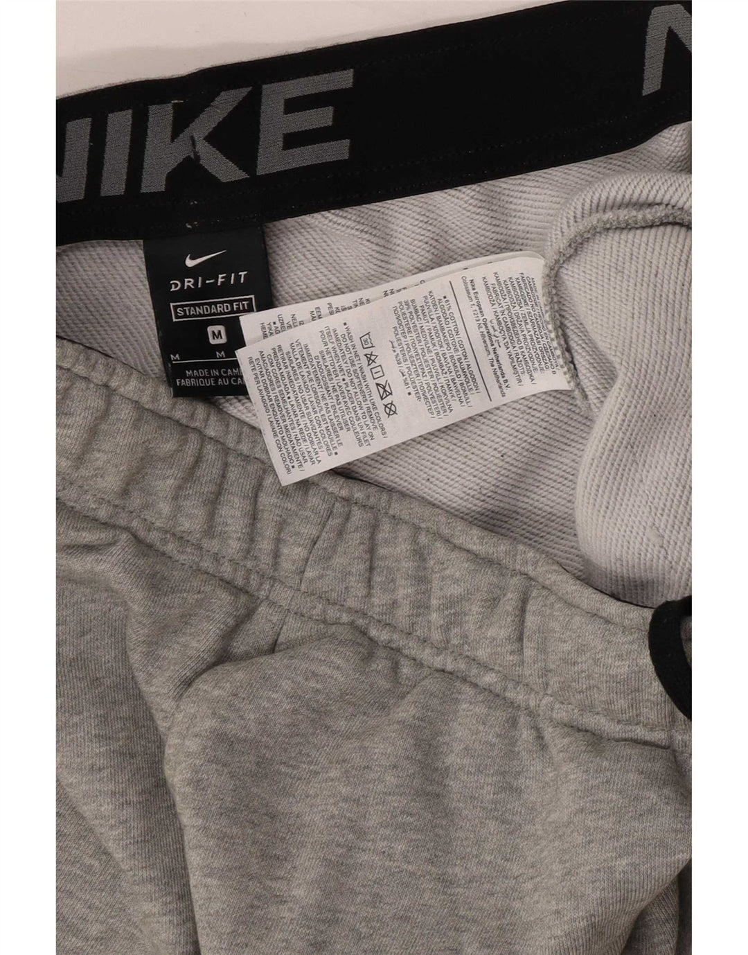 Pantaloni da tuta Nike Dri Fit Standard da uomo Joggers in cotone grigio medio