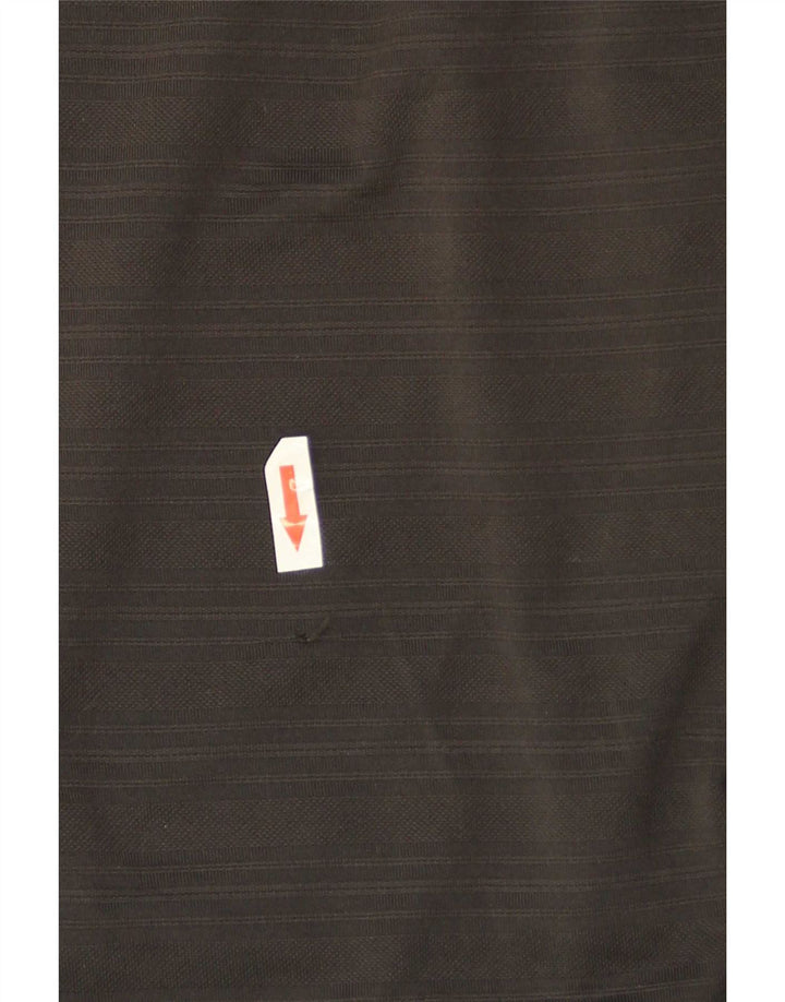 Polo Adidas da uomo a maniche lunghe XL nera in poliestere
