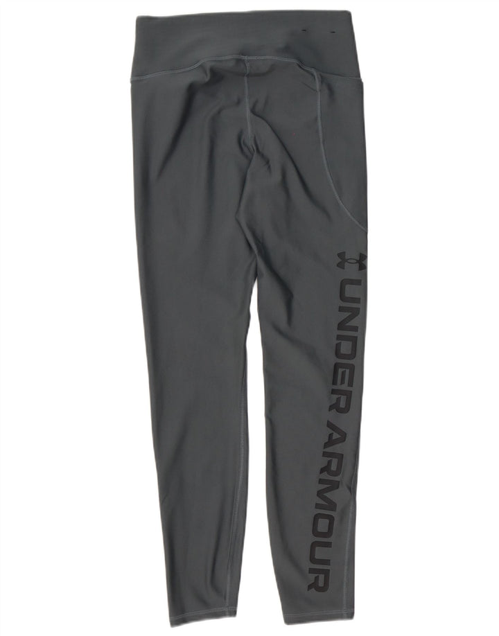 Leggings grafici da donna Under Armour UK 12 Poliestere grigio medio