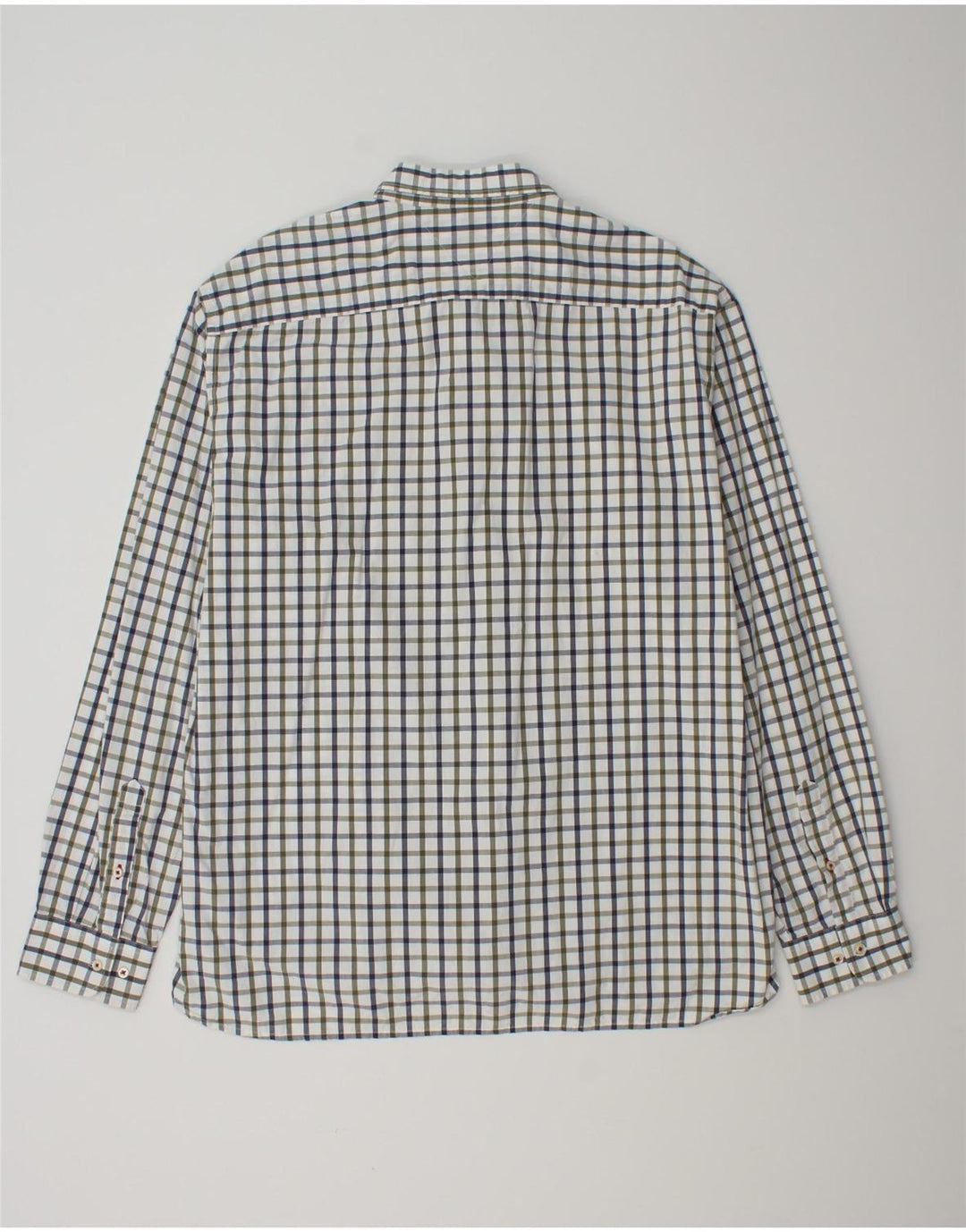 Camicia da uomo su misura Tommy Hilfiger 2XL cotone a quadretti bianco