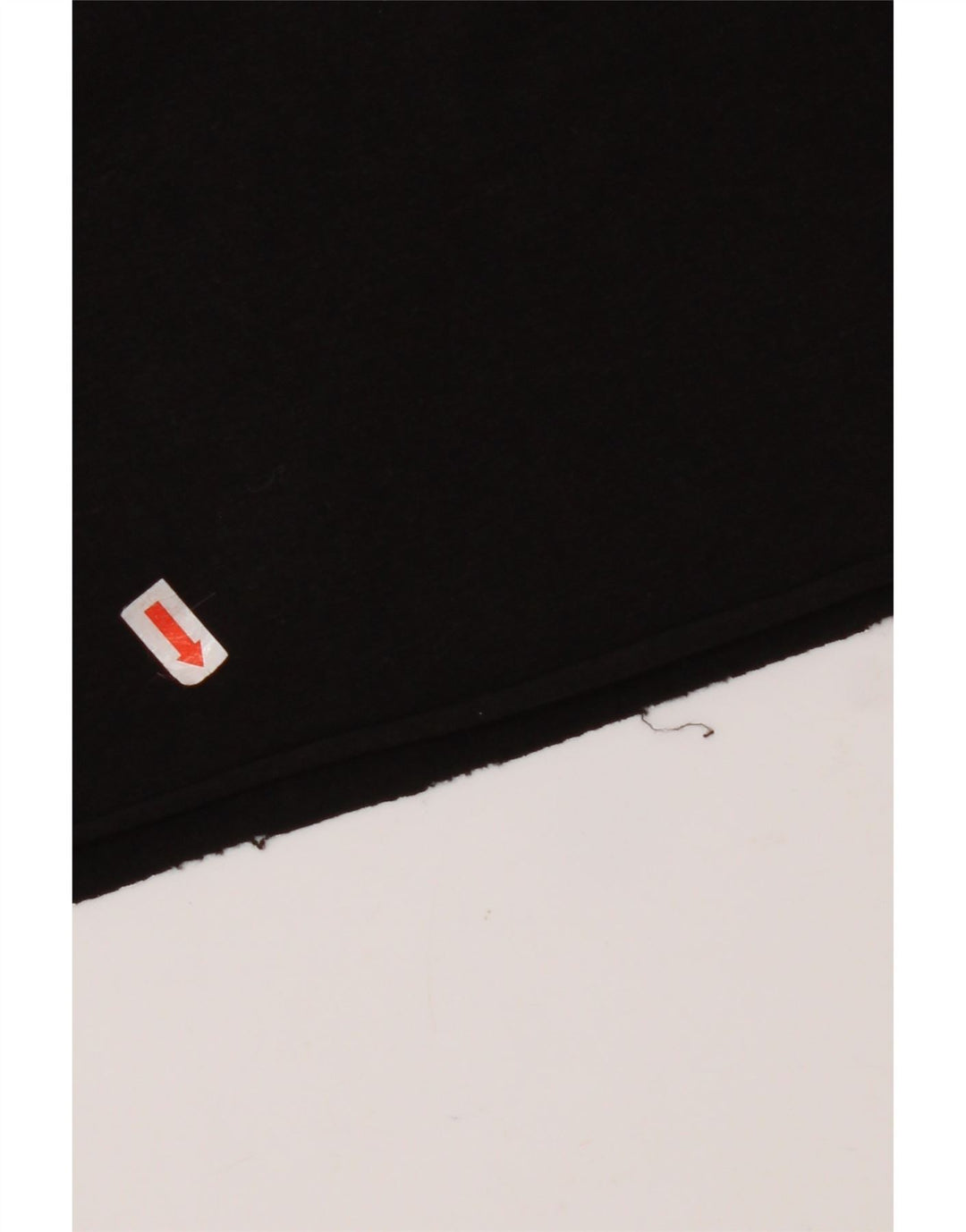 T-shirt grafica oversize corta da donna KAPPA Top UK 10 piccola in cotone nero