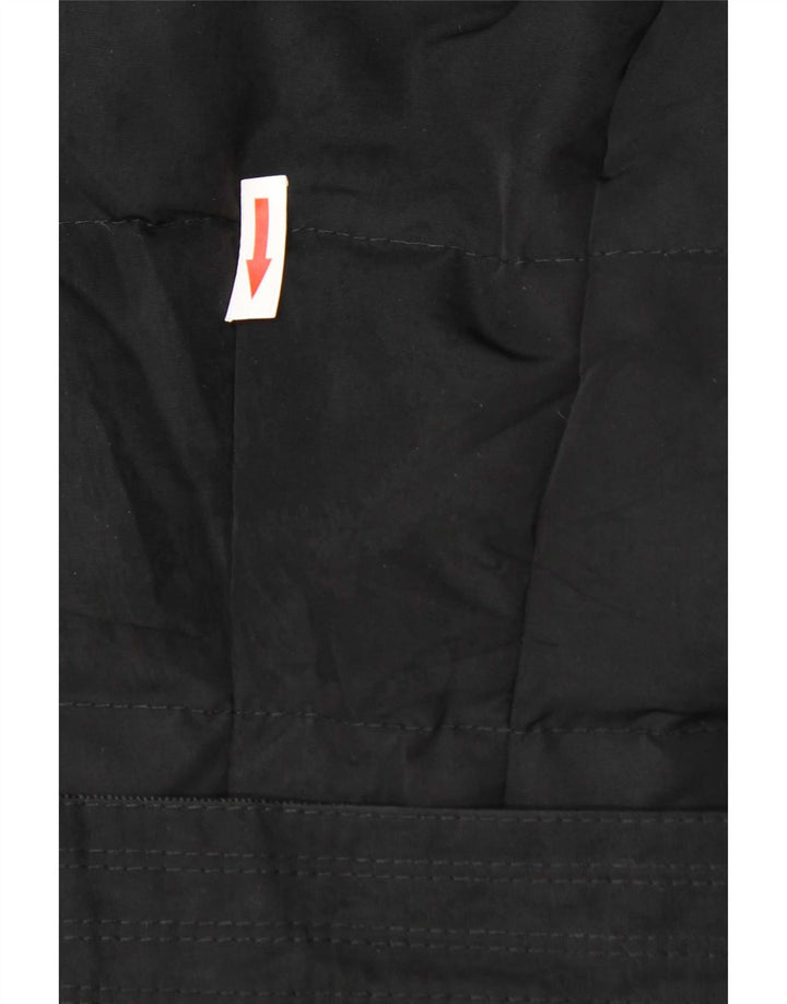 Cappotto imbottito con cappuccio da donna Zara UK 14 grande nero