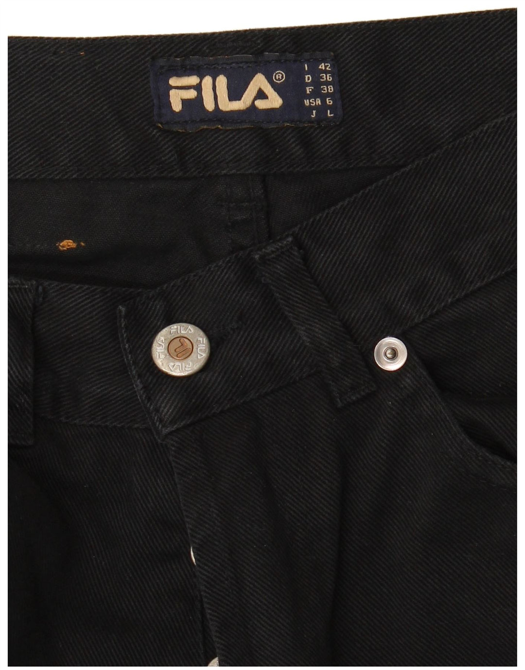 Jeans affusolati Fila da donna IT 42 medio W28 L27 neri