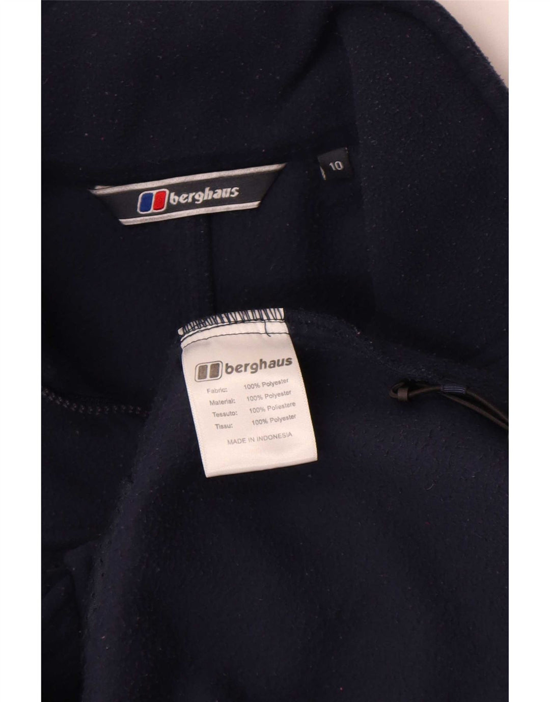 Giacca in pile foderata da donna Berghaus UK 10 piccola poliestere blu navy