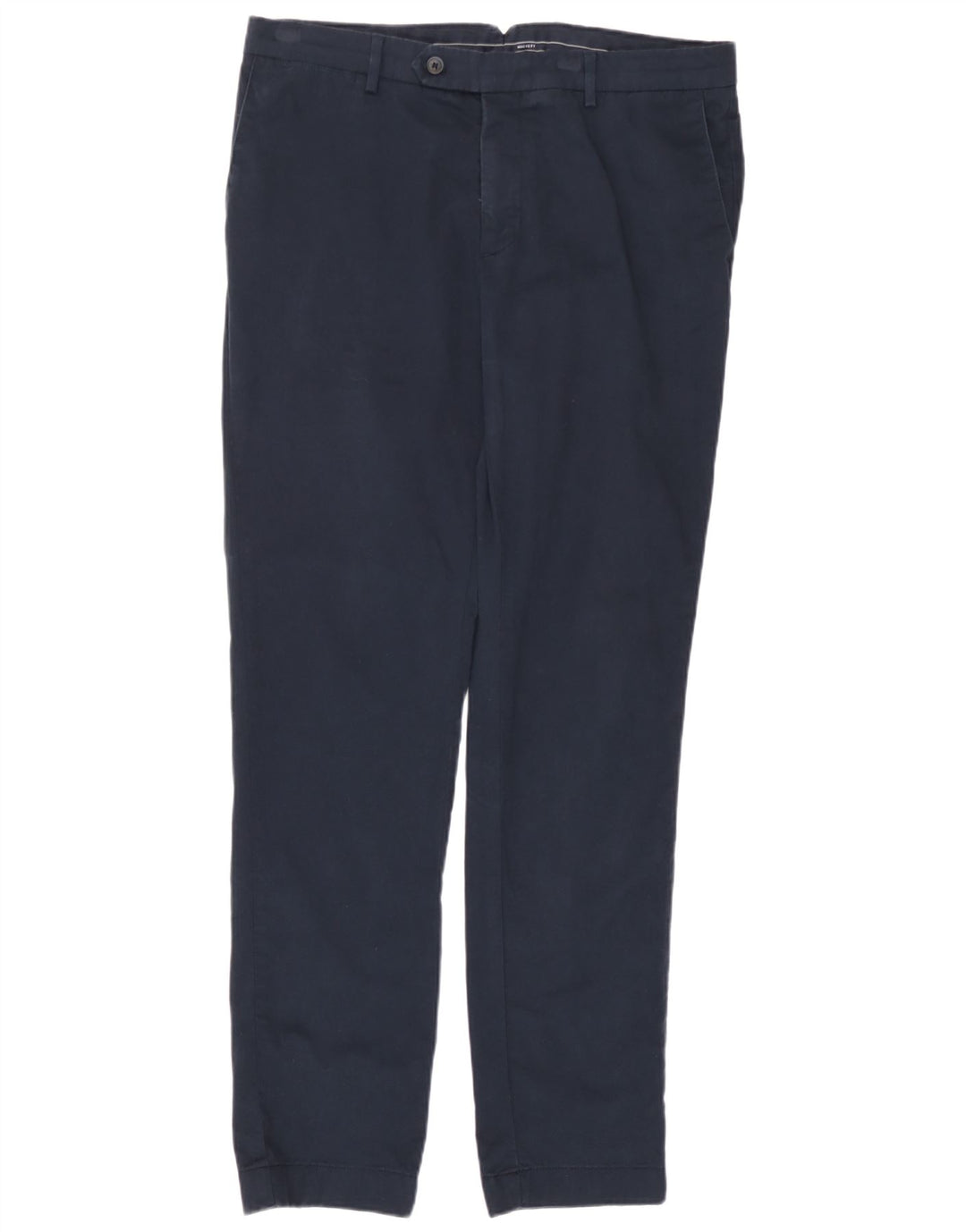 Pantaloni chino slim da uomo Hackett W34 L31 cotone blu navy