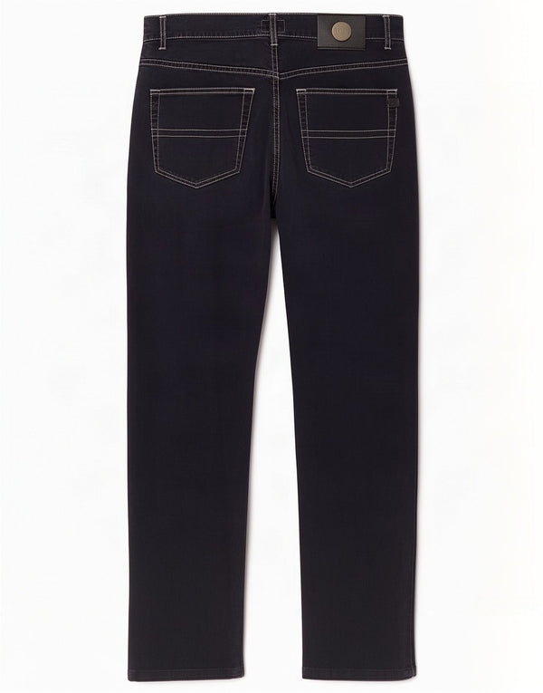 Jeans Straight Uomo Trussardi W31 L28 Blu Navy Cotone