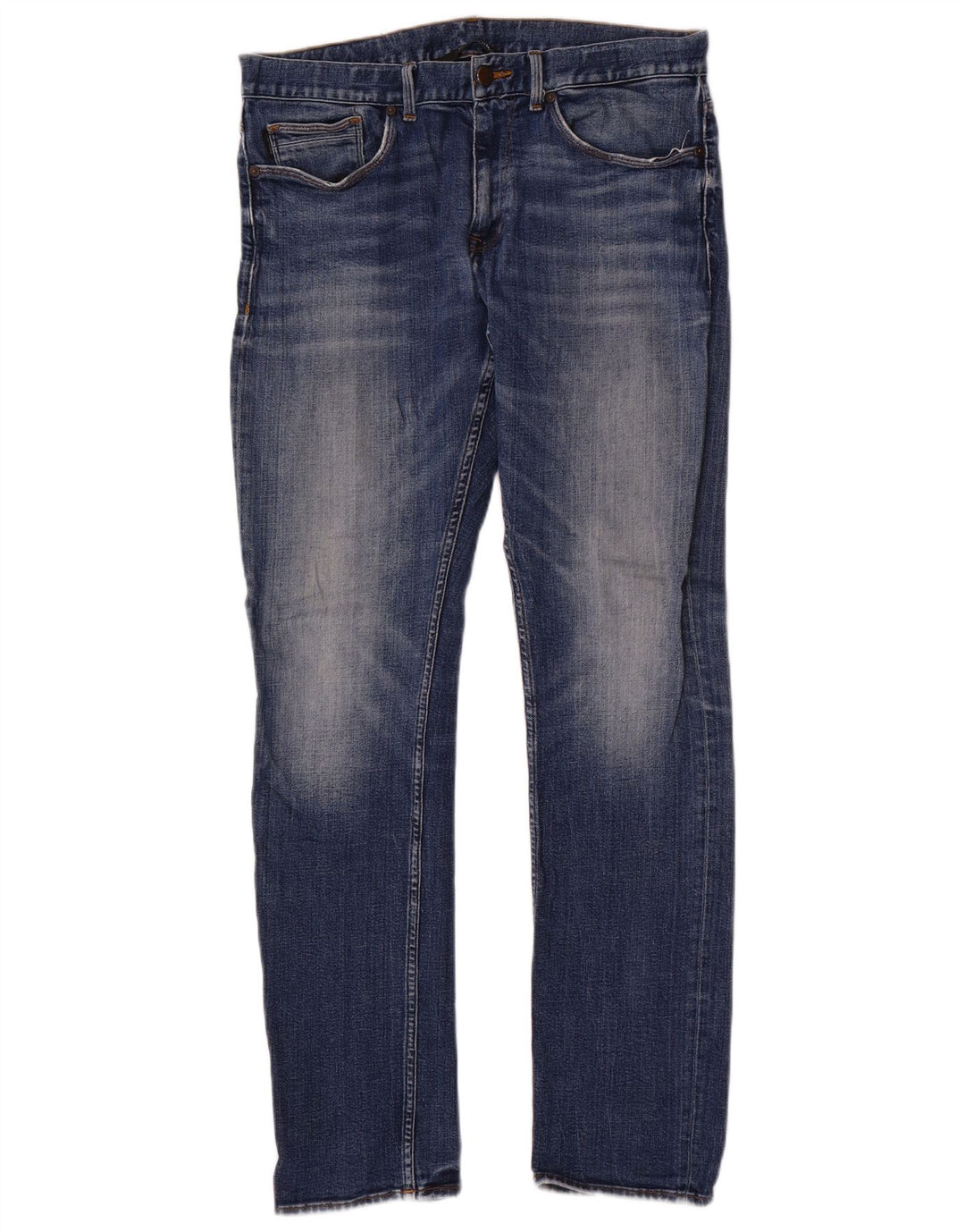 Jeans slim da uomo Calvin Klein W33 L32 cotone blu