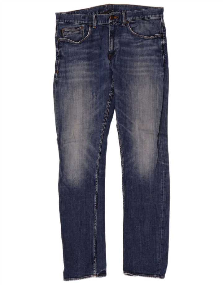 Jeans slim da uomo Calvin Klein W33 L32 cotone blu