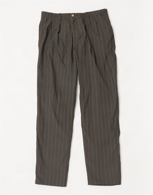 C.P. Pantaloni casual da uomo con pegging Company IT 54 2XL W36 L32 a righe grigie
