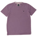 Crew Clothing T-shirt da uomo Top in cotone viola medio