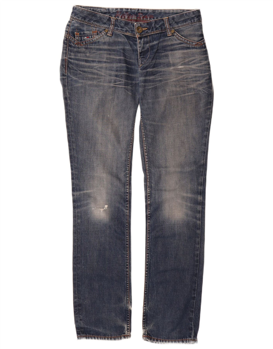 Jeans slim da donna Tommy Hilfiger W28 L32 cotone blu navy