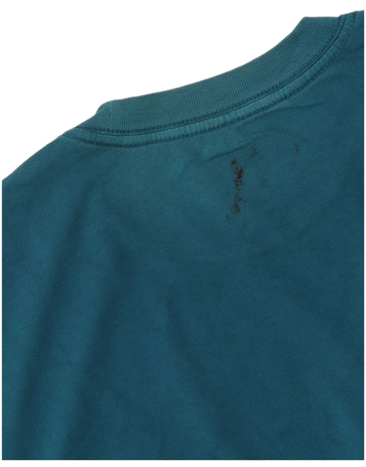 T-shirt grafica da uomo con vestibilità classica VANS, piccola, in cotone blu
