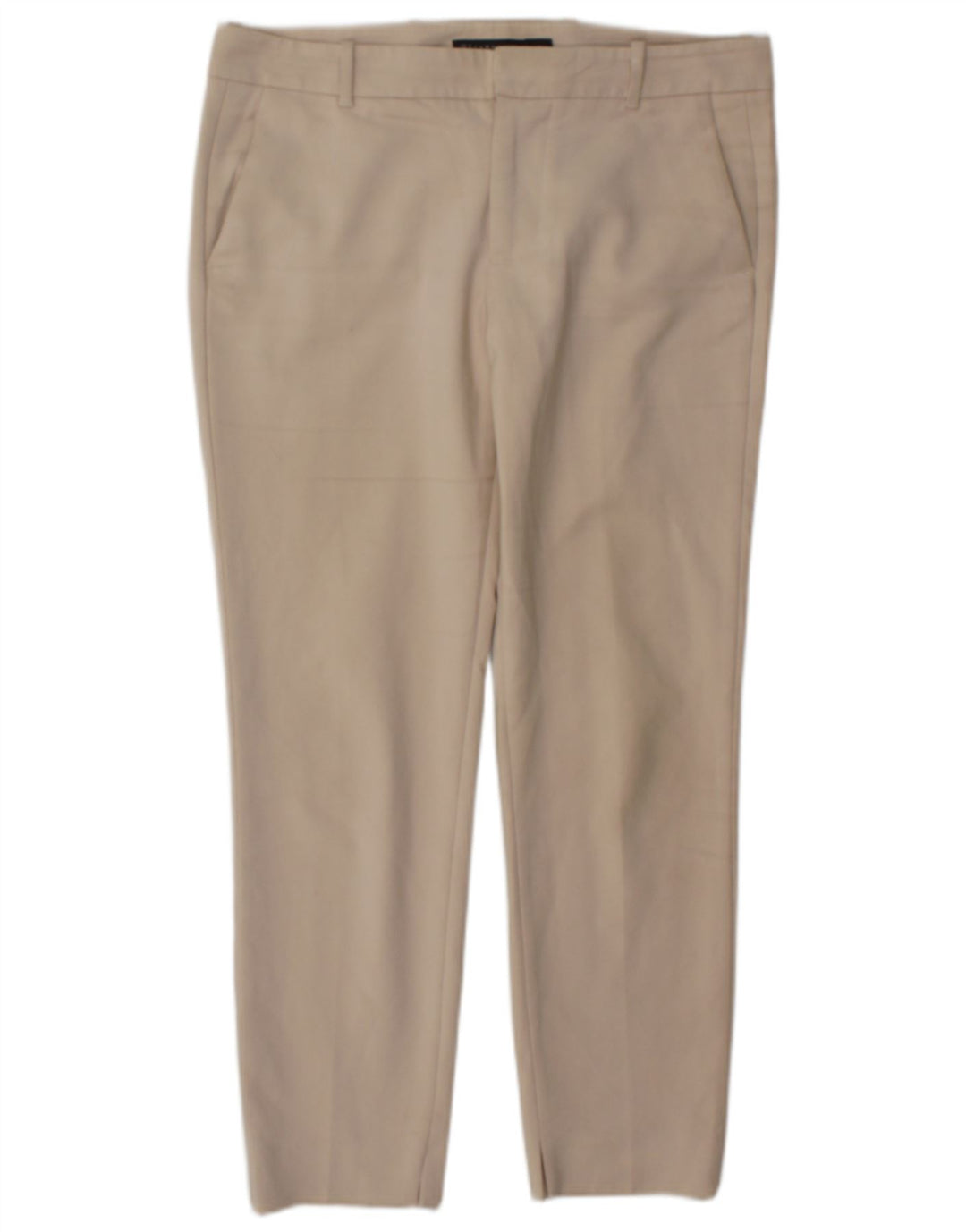 Pantaloni chino slim da donna Zara medi W28 L26 in cotone beige