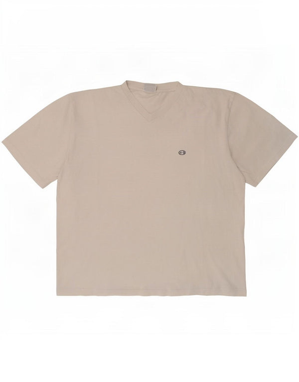 T-shirt da uomo Champion Top XL in cotone bianco