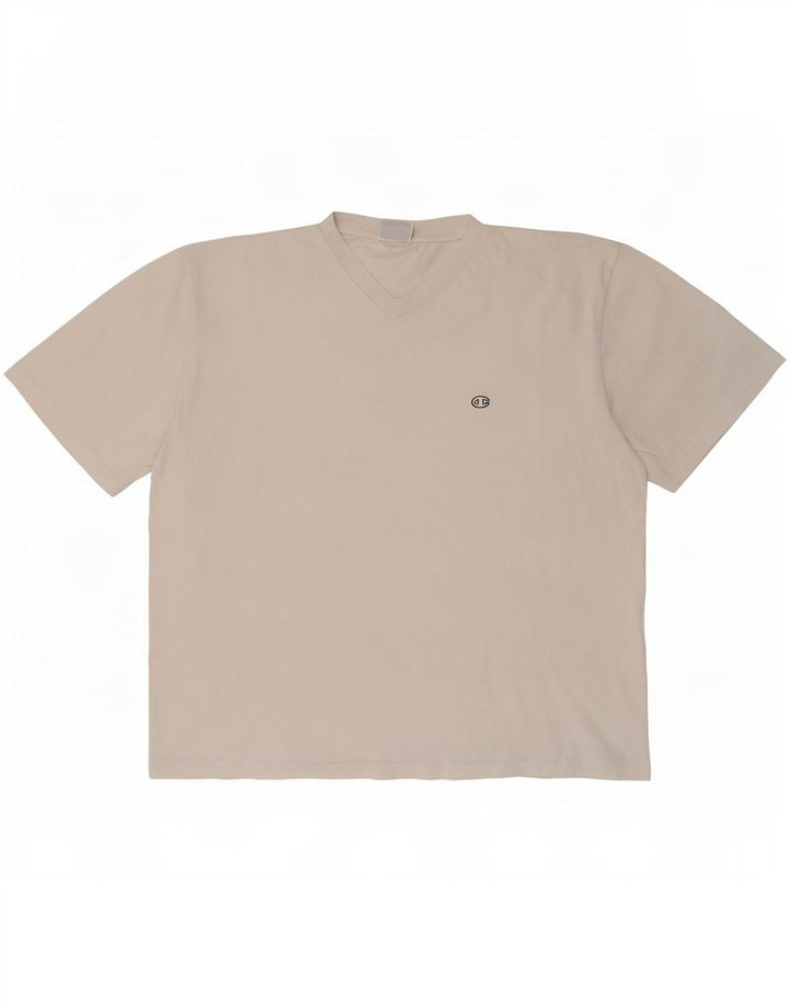 T-shirt da uomo Champion Top XL in cotone bianco