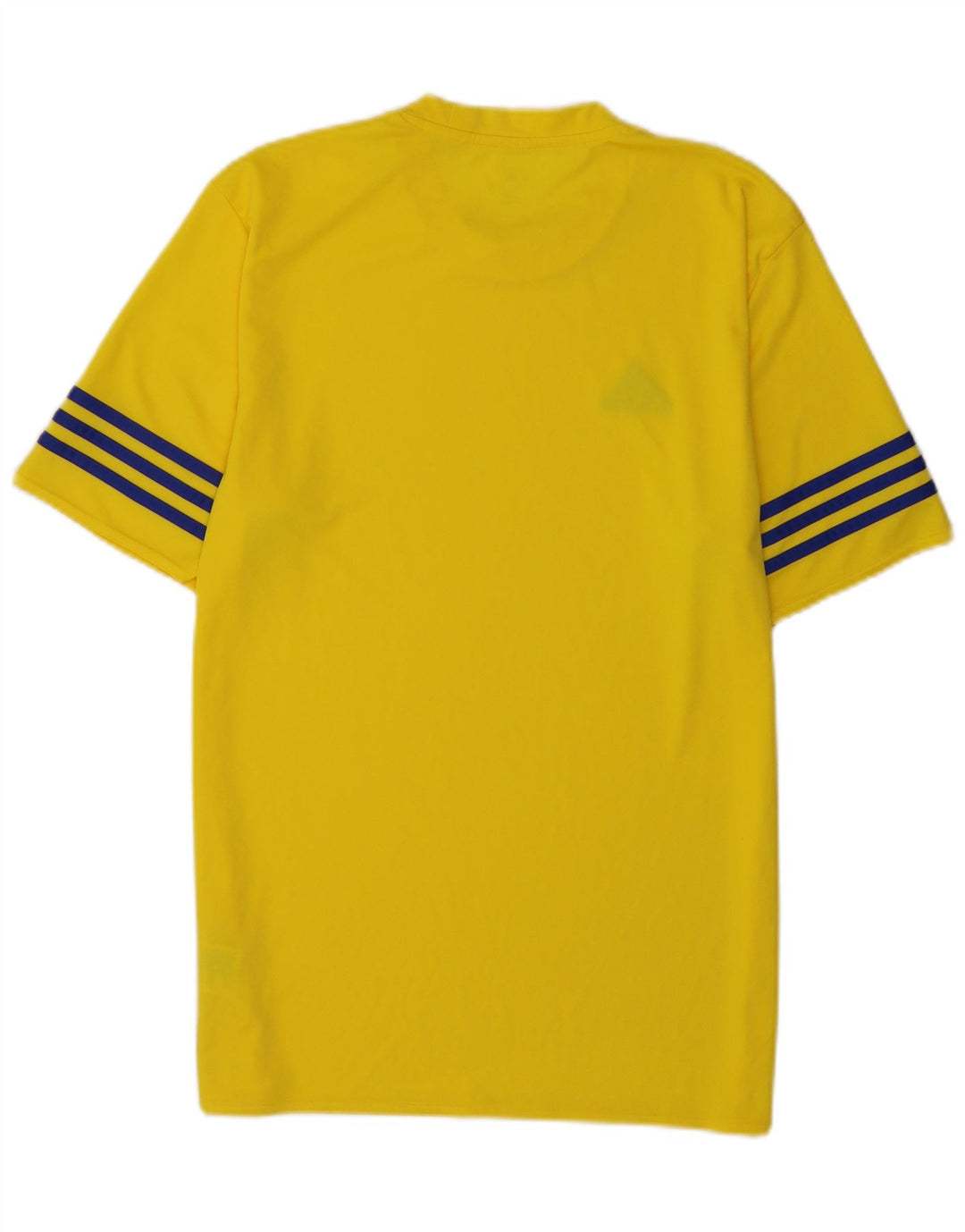 T-shirt Adidas Climalite da uomo Top in poliestere giallo medio