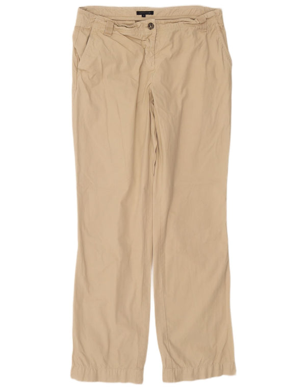 Tommy Hilfiger Womens Straight Chino Trousers US 12 Large W34 L32 Beige