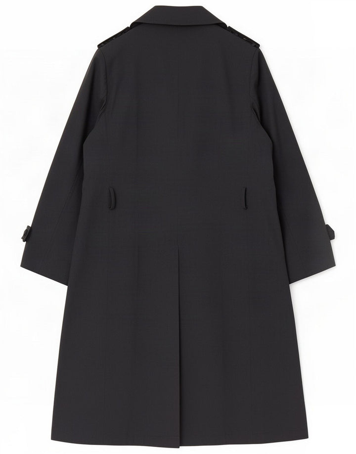 Burghi Trench doppio petto da uomo IT 48 medio Blu navy Poliestere