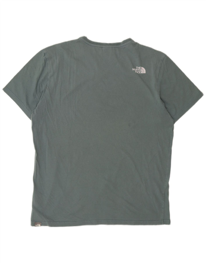 THE NORTH FACE T-shirt da uomo Top grande in cotone verde
