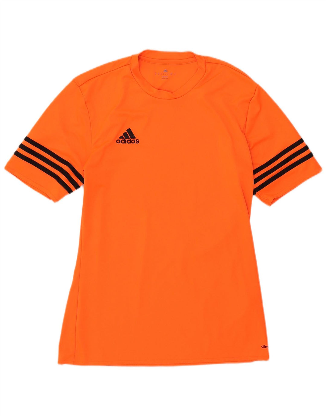 T-shirt Adidas Climalite da uomo piccola in poliestere arancione