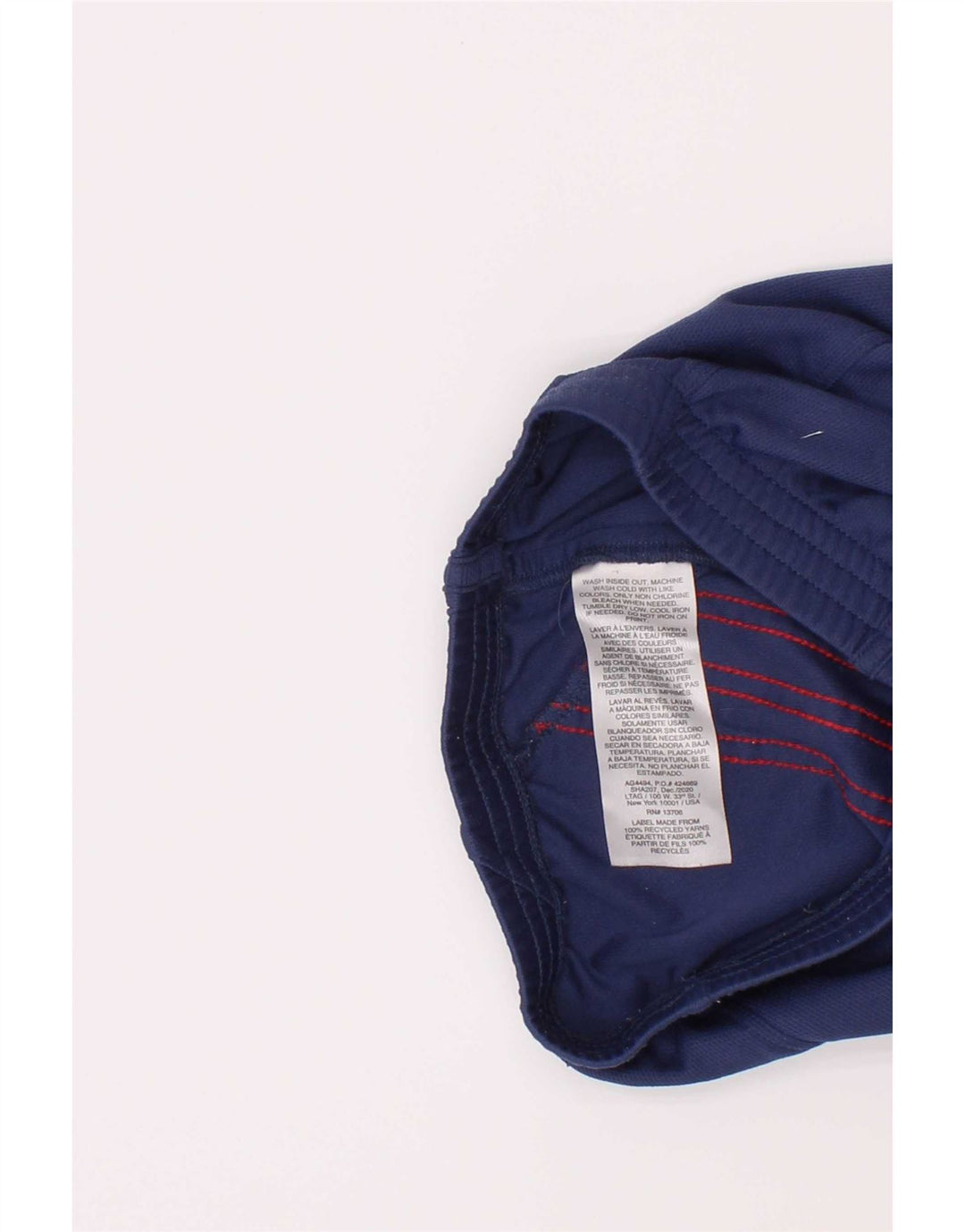 Pantaloncini sportivi Adidas per ragazze 4-5 anni in poliestere blu navy
