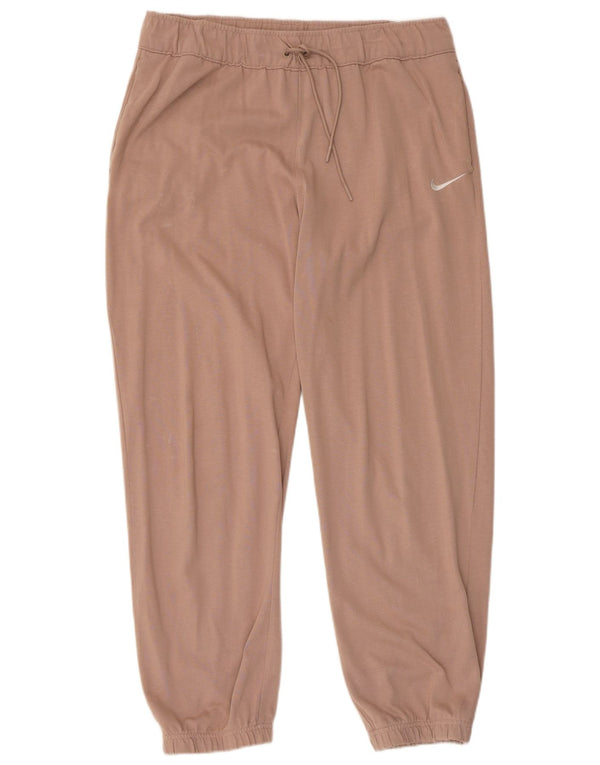 Pantaloni da tuta da donna Nike Joggers UK 16 Large Rosa Cotone