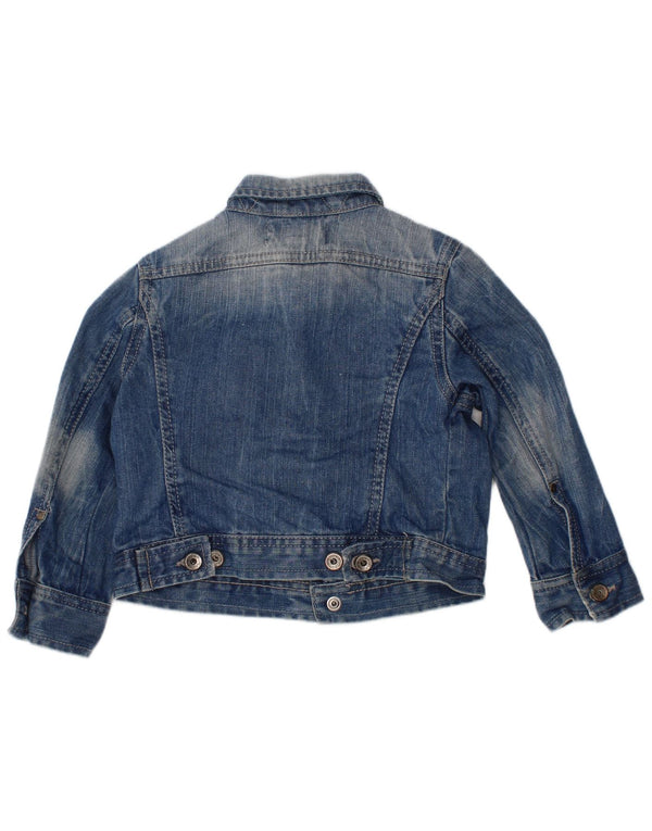 DIESEL Baby Boys Denim Jacket 12-18 Months Blue Cotton