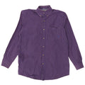 ARIAT Mens Shirt Small Purple Check Cotton