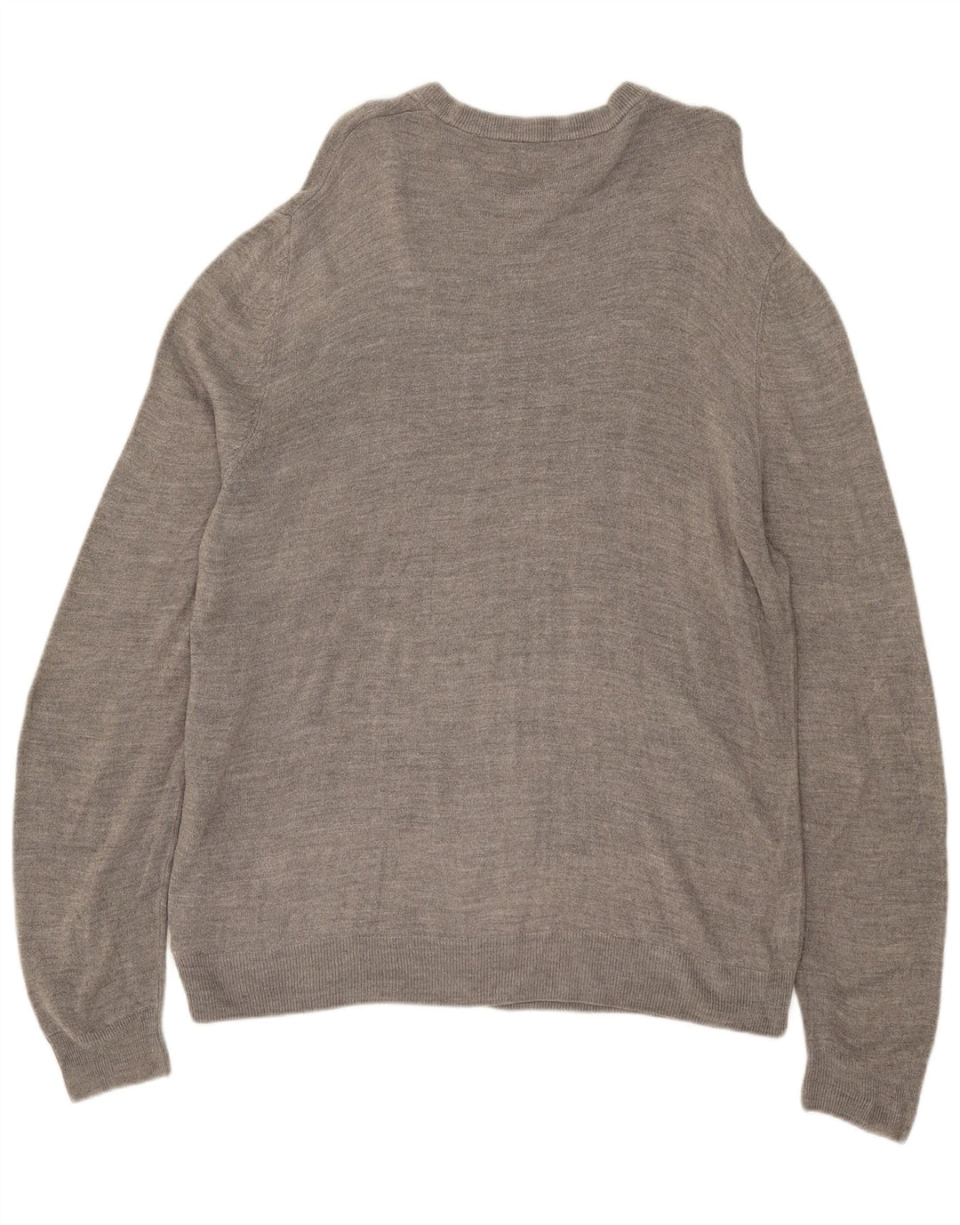 Maglione maglione girocollo da uomo Marks & Spencer 2XL grigio acrilico