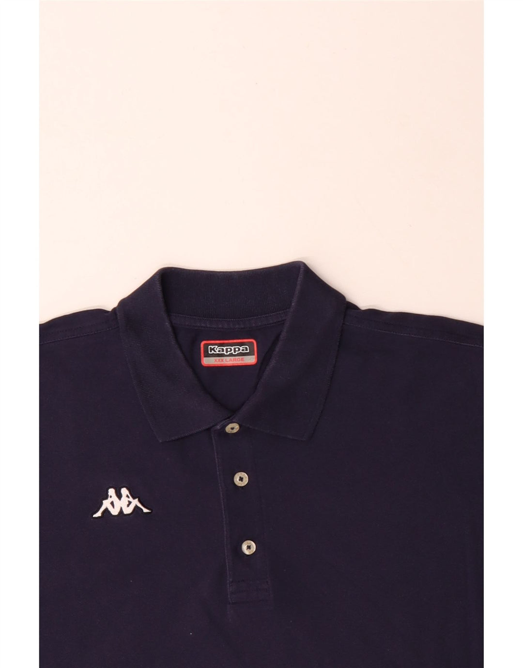 Polo da uomo KAPPA 3XL in cotone blu navy